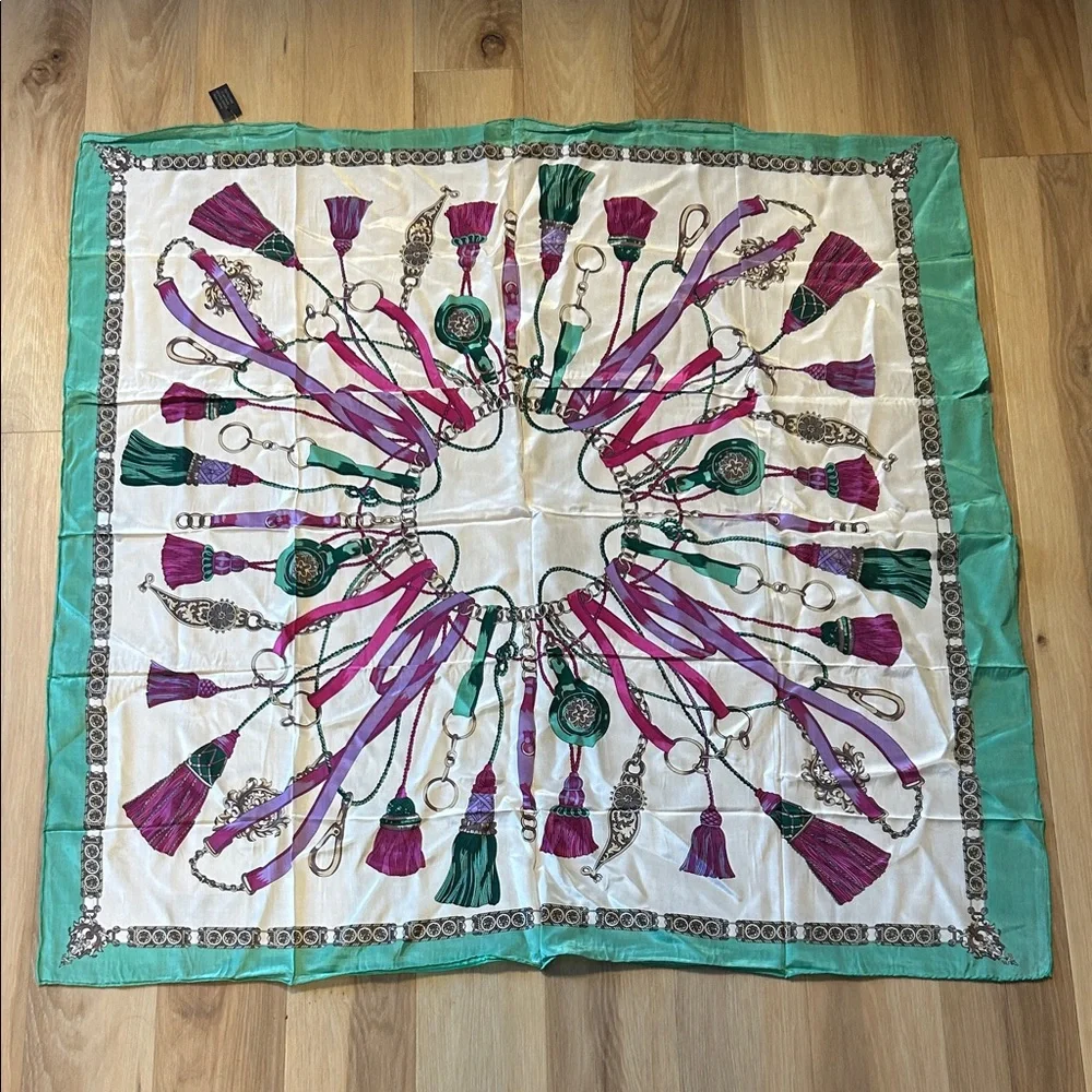 Chuns Multicolor Silk Scarf